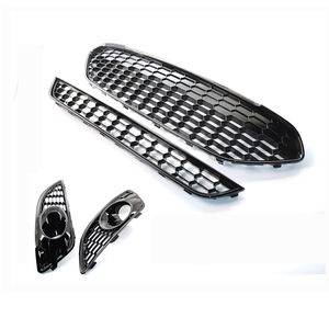 Nouvelle calandre avant en maille nid d'abeille avec trous traversants en ABS pour <span class=keywords><strong>Fiesta</strong></span> <span class=keywords><strong>ST</strong></span> 2013-2016 - Product Image 5