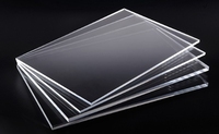 Feuille acrylique transparente/blanche haute résistance de 2 à 12 mm, plastique mat/givré/brillant pour panneau lumineux LED et diffuseur de signalisation