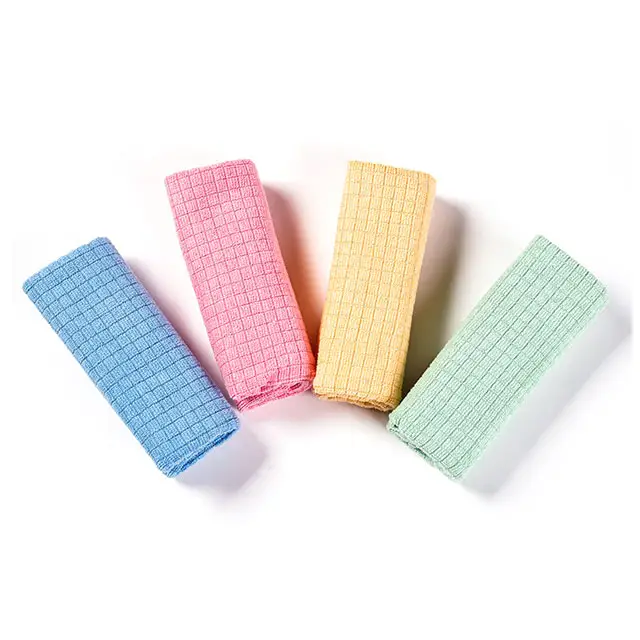 Microfiber Cleaning Cloth Waffle Towel Household Items Cleaning Products Eco Friendly Products Professional Kitchen Supplies