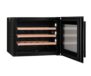 Refroidisseur de <span class=keywords><strong>vin</strong></span> à porte en verre Réfrigérateur 24 <span class=keywords><strong>bouteilles</strong></span> à zone unique Noir électrique Ventilateur de température électronique Refroidissement <span class=keywords><strong>Cave</strong></span> à <span class=keywords><strong>vin</strong></span> 51 - Product Image 5
