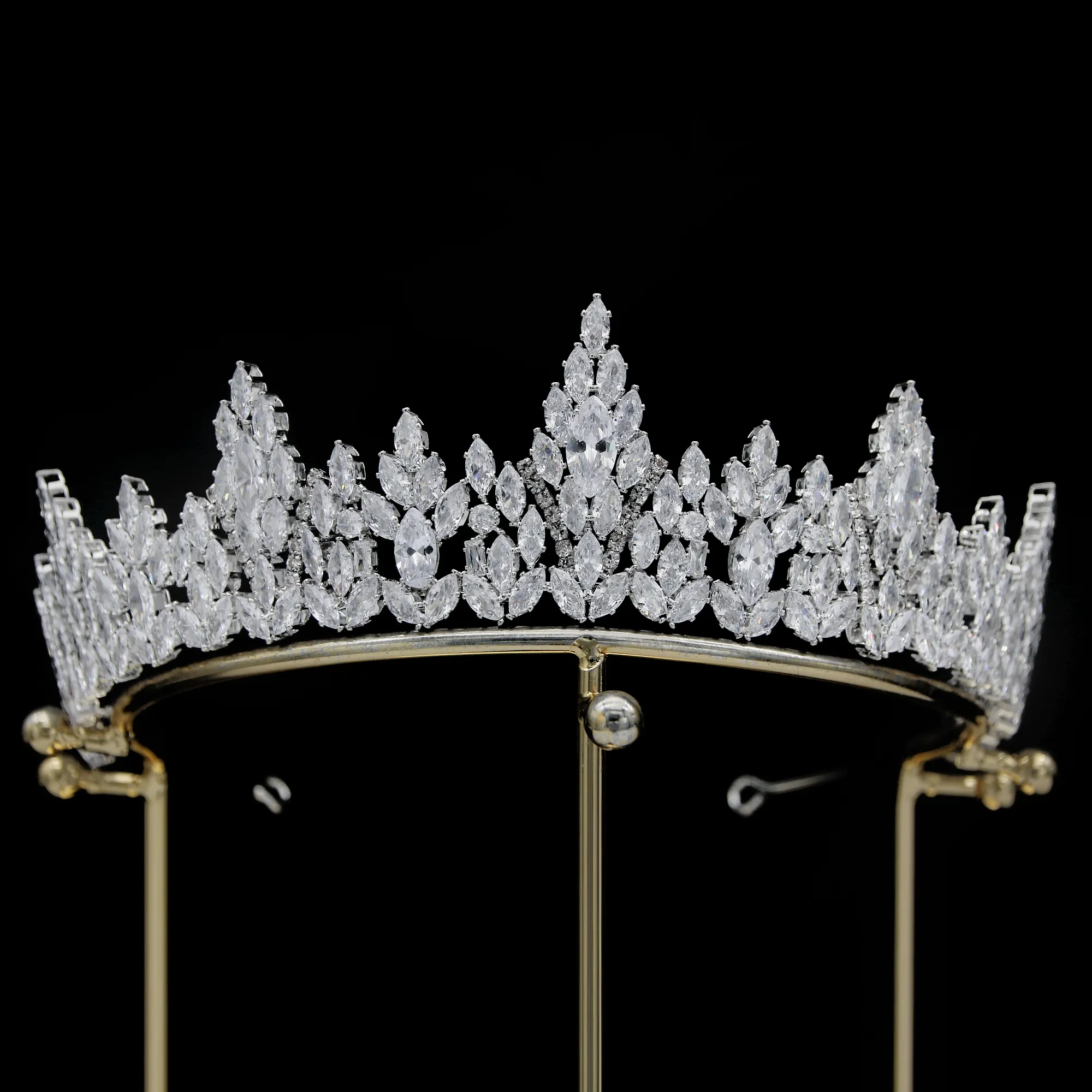 Corone di lusso diademi y coronas de diamantes 2023 orecchini da sposa tiara e