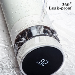 ขวดน้ำสแตนเลส 316 พร้อมจอแสดงอุณหภูมิ LED และที่กรองชา แก้วน้ำอัจฉริยะพร้อมที่ชงชา - Product Image 2