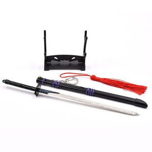 Nhà Máy Mới Sát Thủ wu67 Nhân Vật Độc Quyền Mini Katana Tím Kim Loại Thủ Công Mỹ Nghệ Đồ Chơi Thanh Kiếm Keychain Quà Tặng Trang Trí Trong Kho - Product Image 1