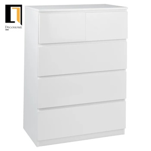 Armoire à 5 tiroirs <span class=keywords><strong>DECOHOME</strong></span> en bois manufacturé avec glissières métalliques pour salon et chambre à coucher, directement de l'usine - Product Image 2