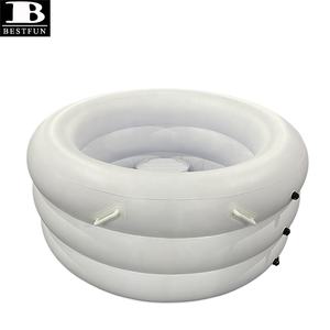 Piscina <span class=keywords><strong>de</strong></span> parto redonda inflable <span class=keywords><strong>de</strong></span> PVC grueso con asas, bañera <span class=keywords><strong>de</strong></span> agua portátil duradera para mujeres embarazadas, trabajo y relajación - Product Image 4