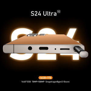 Điện thoại ban đầu S24 siêu 5G Dual Sim điện thoại thông minh 144Hz HD LED hiển thị Tiếng Anh <span class=keywords><strong>Quad</strong></span> <span class=keywords><strong>Core</strong></span> Bộ vi xử lý sạc nhanh 65W - Product Image 5