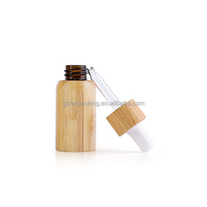 Frasco de crema cosmética de bambú ecológico recargable de grado alimenticio botella de perfume paquete cosmético - Product Image 4
