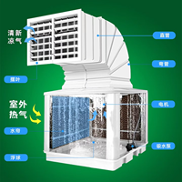 Refroidisseur d'air à moteur DC 4 kW 380 V, réfrigérant R-410A, pratique, silencieux, grand réservoir d'eau