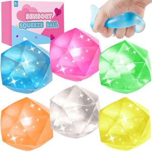 Slush <b>Ball</b> <b>Squeeze</b> Gel Soft Plastic Sensory Fidget Toy for Kids 5 to 7 Years - Product Image 1