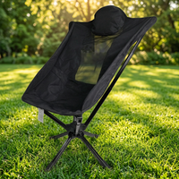 Chaise de chasse pliable portable OD25-007 en tissu Oxford 600D avec cadre en aluminium, porte-gobelet intégré, pour camping en extérieur, logo, voyage