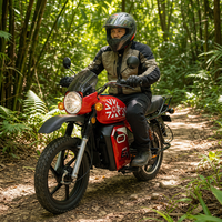Moto électrique au lithium 72V 45Ah avec moteur brushless 2000W et contrôleur 40A pour les acheteurs de véhicules de transport quotidien en Asie du Sud-Est