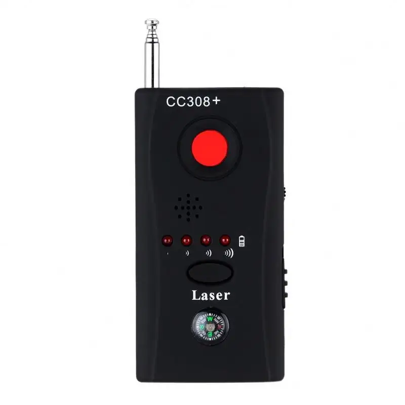 Беспроводная камера CC308 с полным диапазоном обнаружения ошибок, детектор радиосигнала, GSM-устройство, IP-объектив, GSM радиочастотный лазерный искатель