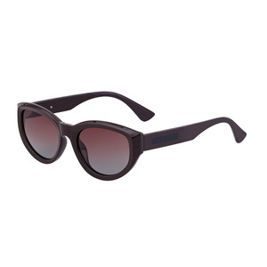 Lunettes de soleil polarisées œil de chat pour femme, monture marron, verres TAC UV400, protection solaire tendance - Product Image 4