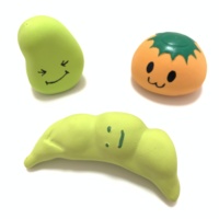 Meilleure vente jouet pour chien en latex naturel doux et écologique avec son pour petits légumes