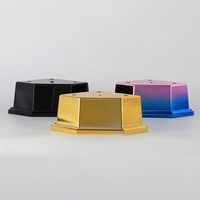 Base de trophée en ABS de grande taille, colorée (or, noir, rose, violet), qualité supérieure, vente en gros d'usine, pour trophées en plastique A04