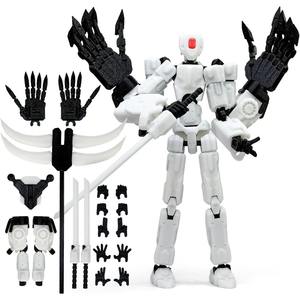 Figurines d'action en plastique T13 boss Jouets de collection en gros Impression 3D en plastique Figurines d'action de robots de qualité supérieure Jouets pour garçons - Product Image 6