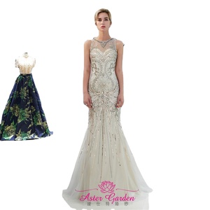 섹시한 파티 가운 럭셔리 샴페인 이브닝 드레스 특종 무거운 페르시 인어 이브닝 가운 댄스 파티 드레스 새로운 로브 드 Soiree PE10-<span class=keywords><strong>2</strong></span> - Product Image 1