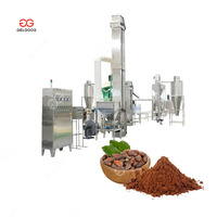 Ligne de rectifieuse de poudre de cacao de détails de liqueur de fèves de cacao professionnelle Machine de traitement automatique de poudre de cacao