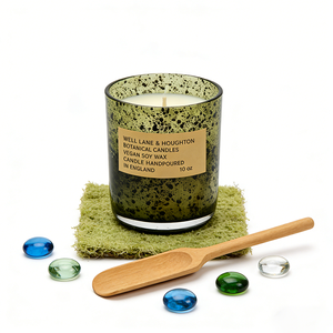 ขวดเทียนแก้วหรูหราแบบมีฝาปิด ขนาด 8, 10, 15 ออนซ์ สีตามสั่ง รูปทรง U ด้านล่าง  ภาชนะแก้วเปล่า ดีไซน์เฉพาะ สำหรับตกแต่งตามฤดูกาล - Product Image 2