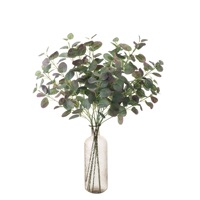 Fleurs artificielles de feuilles d'eucalyptus nordique de qualité supérieure pour la décoration de mariage et les centres de table à domicile