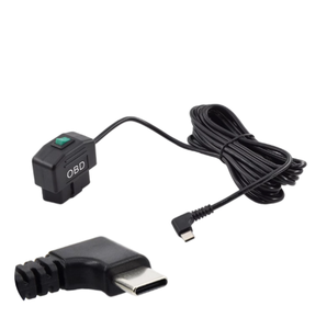 12V/24V〜5V OBDステップダウンケーブルスイッチタイプCポート低電圧保護駐車モニターエンジンアナライザー - Product Image 1