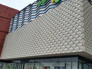 Modern Aluminum Hexagonal <b>Curtain</b> Wall Panel with Powder Coating for Building Exterior Facade - Product Image 2