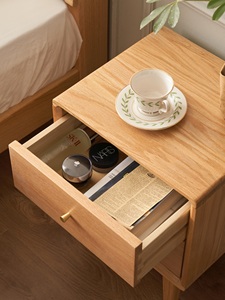 Table de chevet et table d'angle <span class=keywords><strong>Gorange</strong></span> en bois massif de chêne, style moderne du milieu du siècle, pour appartement, chambre à coucher, meubles de maison - Product Image 4