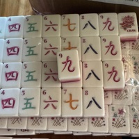 Prix de gros – Nouveau jeu de Mahjong américain moderne à quatre couches, motif étoile, portable, résistant à l'eau, 160 pièces en acrylique
