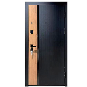 Porte blindée moderne <span class=keywords><strong>en</strong></span> acier pour entrée principale d'appartement résidentiel russe – Prix abordable - Product Image 4
