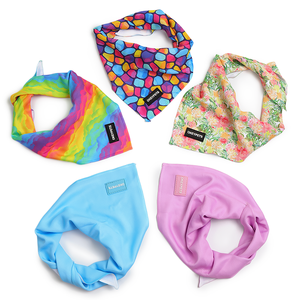 OKEYPETS Bandana Reversibile Personalizzata per Cani, Sciarpa Rinfrescante di Lusso Morbida per Animali Domestici - Product Image 1