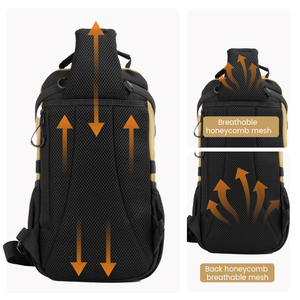 Ergonomic New Design Functional Chest Sling Bag Lightweight Tactical‑Style Crossbody Pack Wear‑Resistant Outdoor <b>Backpack</b> - Product Image 2