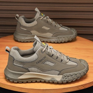 Zapatos de Senderismo para Hombre Modelo W270, Parte Superior de Cuero Sintético, Transpirables, Antideslizantes, Duraderos, para Obras de Construcción, Seguridad Laboral - Product Image 3