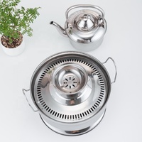 Offre d'usine professionnelle : Samovar à thé en acier inoxydable, théière marocaine, bouilloire turque
