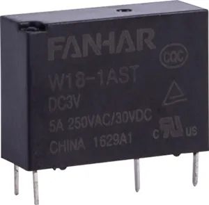 W18 Power Relay Small size suitable for high-density installation Suitable for household appliances and smart homes