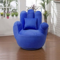 Canapé de salon et de chambre à coucher GEDO au design créatif, canapé à cinq doigts, canapé en velours simple, fauteuil de détente avec coussin