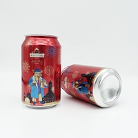 Conception en gros de qualité alimentaire 250 ml 1000ml jus cola boisson énergisante vide imprimé grand recyclage aluminium métal peut prix d'emballage