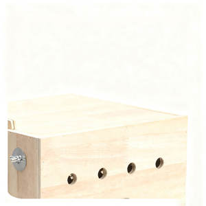 Boîte d'élevage de perroquets verticale nid d'incubation dédié pinsons nid d'oiseau isolé en bois naturel - Product Image 4