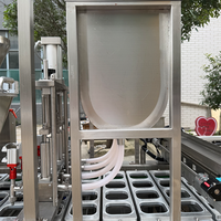 Machine d'emballage de riz en céréales mélangées en conteneurs en aluminium, machine de remplissage et de scellage de conteneurs en aluminium pour riz en conserve