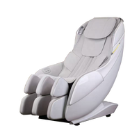 Sillón de Masaje de Gravedad Cero de Cuerpo Completo con Función de Calefacción, Riel SL de 110 cm, 5 Programas de Masaje Manuales para una Relajación Rápida