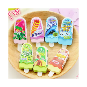 Best verkochte creatieve schrijfwaren uit China, grappige ijsjes-design TPR potloodgum 027 - Product Image 1