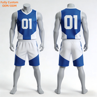 Uniformes de basket-ball personnalisés de haute qualité, design personnalisé, ensemble d'uniformes d'entraînement sans manches
