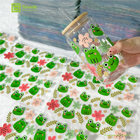 Autocollants DTF UV Goode Cute Pets pour animaux domestiques, 16 oz, pour gobelets, vernis 3D haute viscosité, durables, écologiques