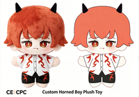 Boneka Karakter Game Lucu Kawaii 20cm, Boneka Plush Kecil Isi Kapas Lembut dengan Warna & Desain Kustom untuk Hadiah Anak