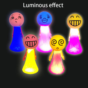 2023 новые игрушки с шариковым шариком, Подарочные выражения, сжимание, хип-хоп, джампинг-кукла со светом, развивающая игра, антистресс, детская игрушка - Product Image 4