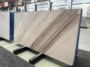 Losas de Mármol Italiano de Primera Calidad, Pulido, Corte a Medida, Personalizado, para Baño, <span class=keywords><strong>Cocina</strong></span>, Muebles, Pisos, Venta al por Mayor, Mármol Blanco Palissandro - Product Image 2