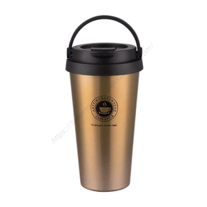 Venta al por Mayor CL013 Taza de Café de Acero Inoxidable de Doble Pared de 500 ml, Taza Térmica de Viaje a Prueba de Fugas, Aislada al Vacío para Exteriores - Product Image 1