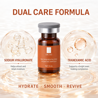Ampoule hydratante à l'extrait d'écorce de bouleau DRHG 5 ml 5 flacons Soin hydratant profond pour peaux sèches
