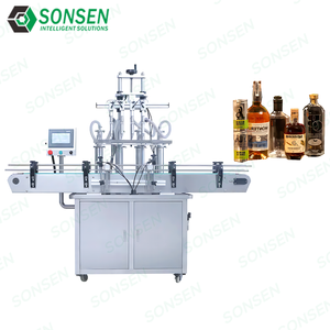 Tự động sáu đầu điền Máy lỏng nước giải khát dây chuyền sản xuất máy móc công nghiệp kinh doanh nhỏ máy đóng gói - Product Image 4