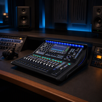 Konsol Mixer Audio Digital Portabel Profesional 22-Kanal 8-Aux Layar Sentuh Wi-Fi untuk iPad Tablet Android PC Laptop