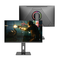 Écran de moniteur de jeu large 27 pouces 4K 75Hz, affichage vertical pour la photographie, la conception graphique et l'utilisation sur ordinateur de bureau